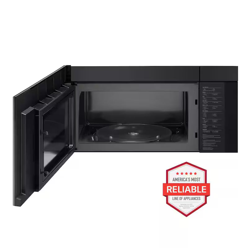 30 in. 2.1 cu. ft. Over the Range Microwave 1,050-Watt Black Stainless Steel H441