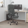 Dark Gray Fabric Massage Reclining Office Chair P8167