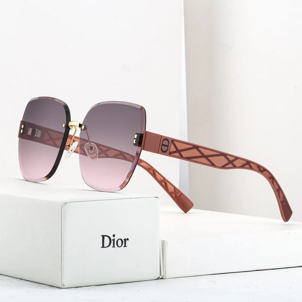 Fashion Rimless Polarized Sunglasses Y758