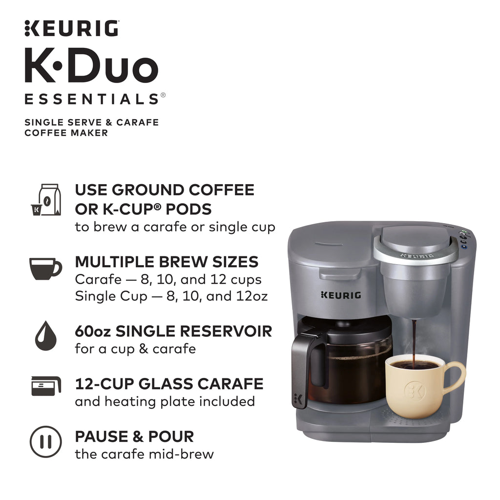 Black Single-Serve K-Cup Pod Coffee Maker X87215