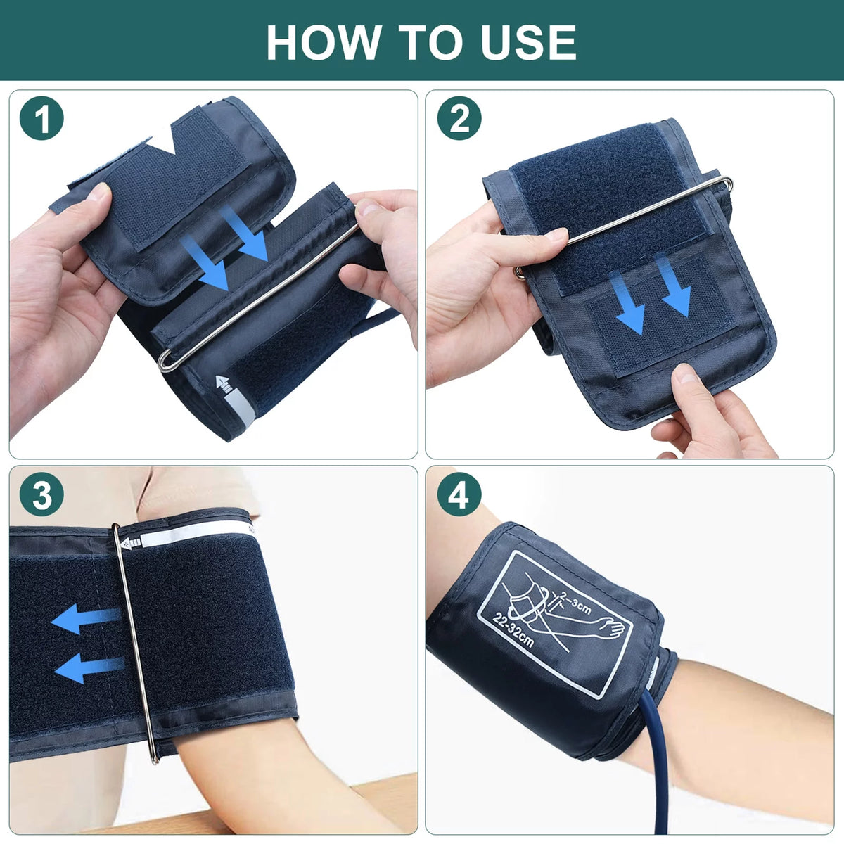 Household Arm Band Type Sphygmomanometer LCD Display P98909