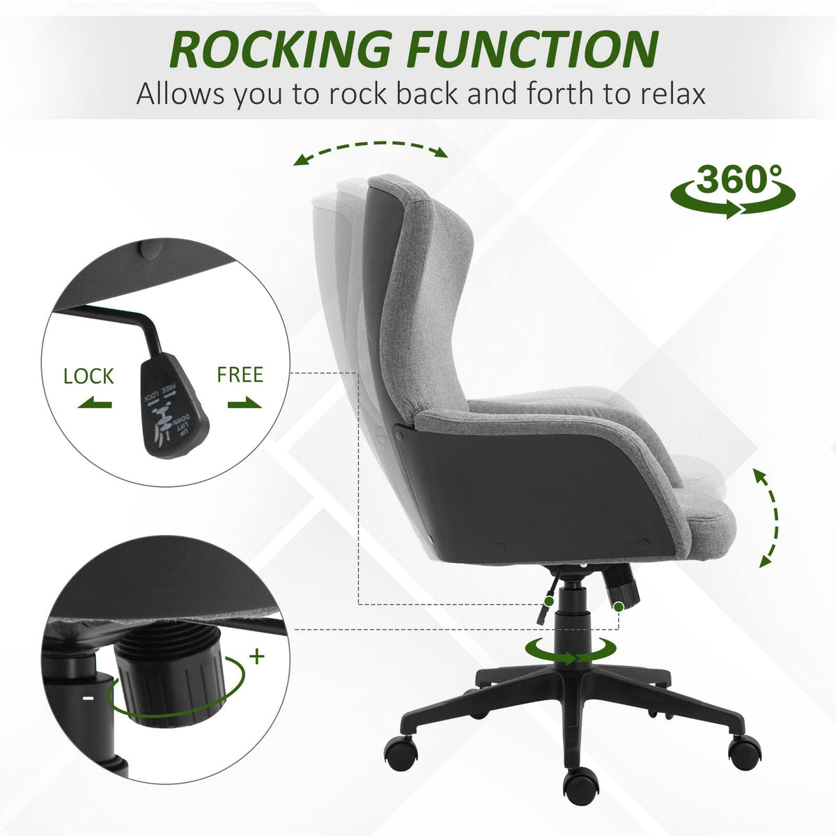 Ergonomic Office Chair with 5 Castor H501770