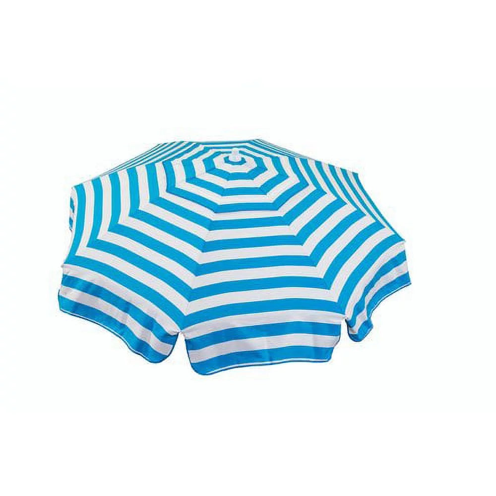 Orange and White Striped Acrylic Umbrella K492157