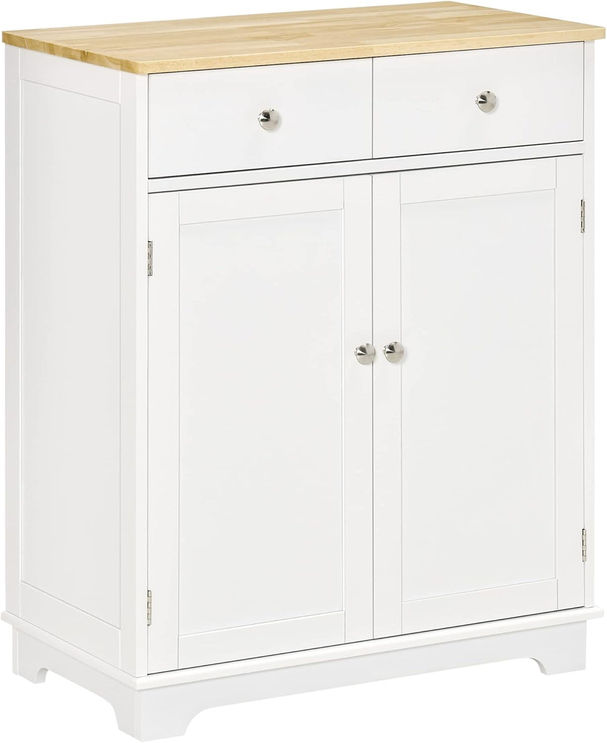 White Kitchen Sideboard Buffet Cabinet with Drawer T816081