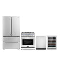 30 Gas Range Refrigerator with Ice Maker Dishwasher and Wine Cooler X34856