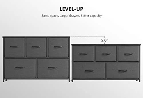 Brown 5 Drawer Dresser Z524698