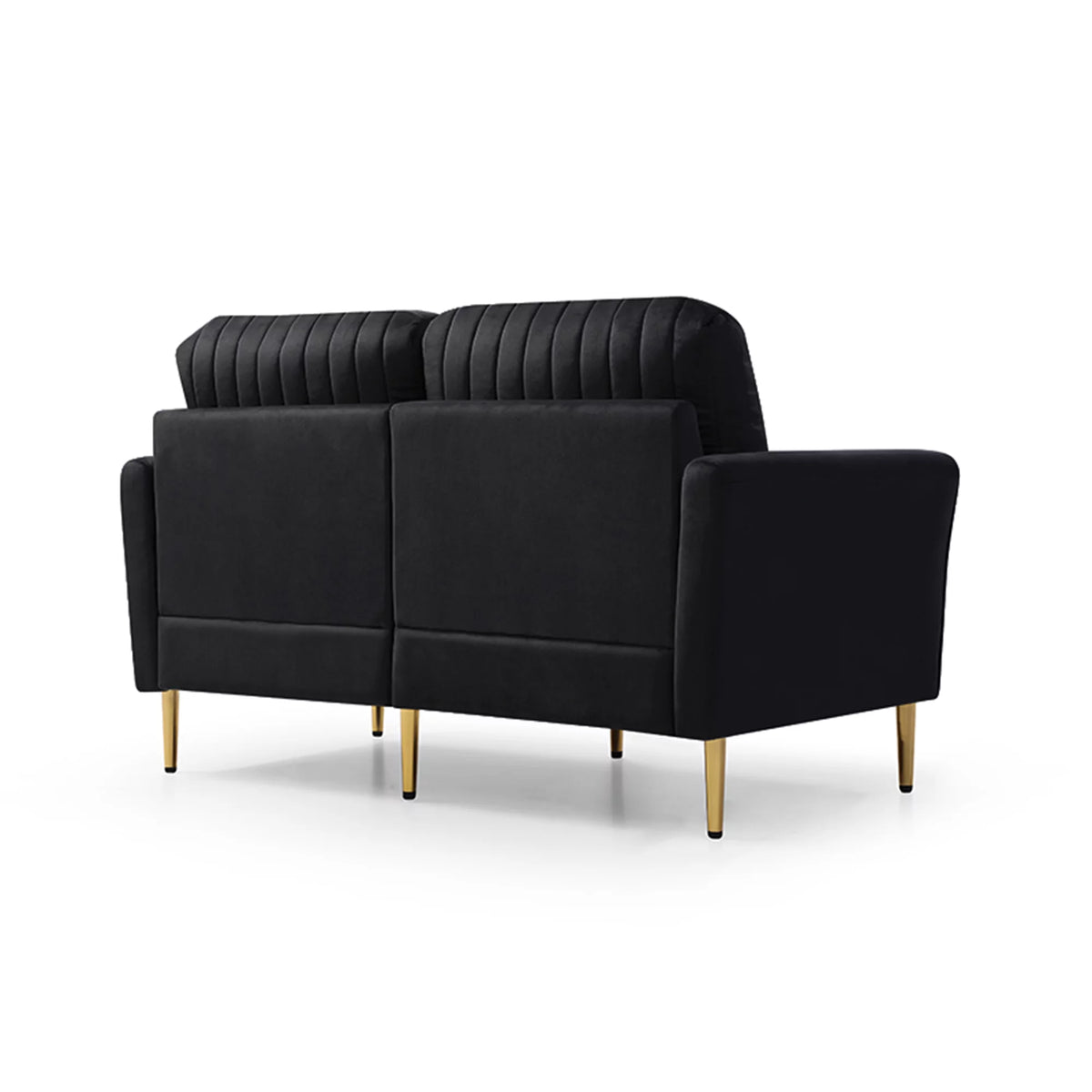 Black Velvet Loveseat I62855