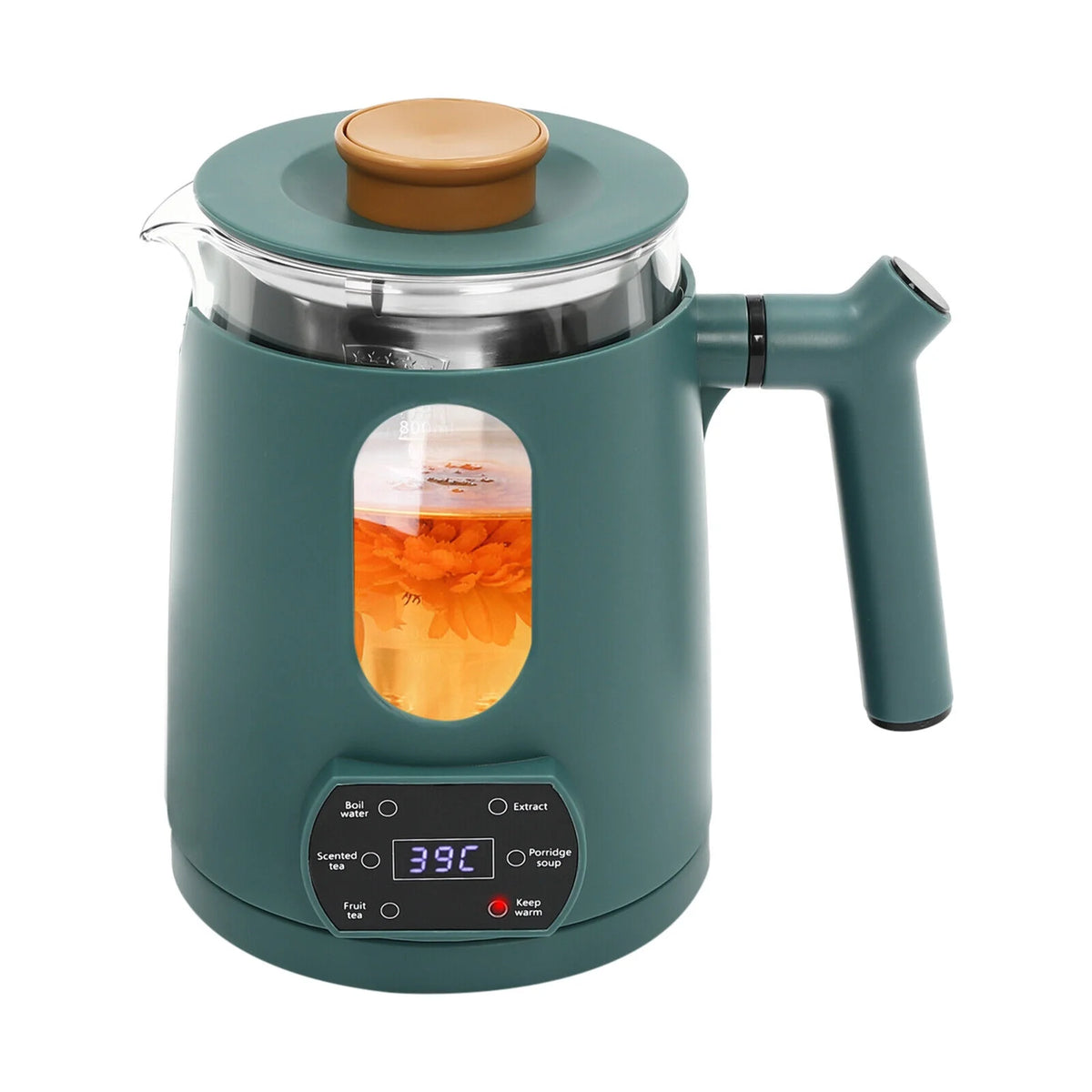 Stainless Steel Electric Water Kettle 600W Green Z9901