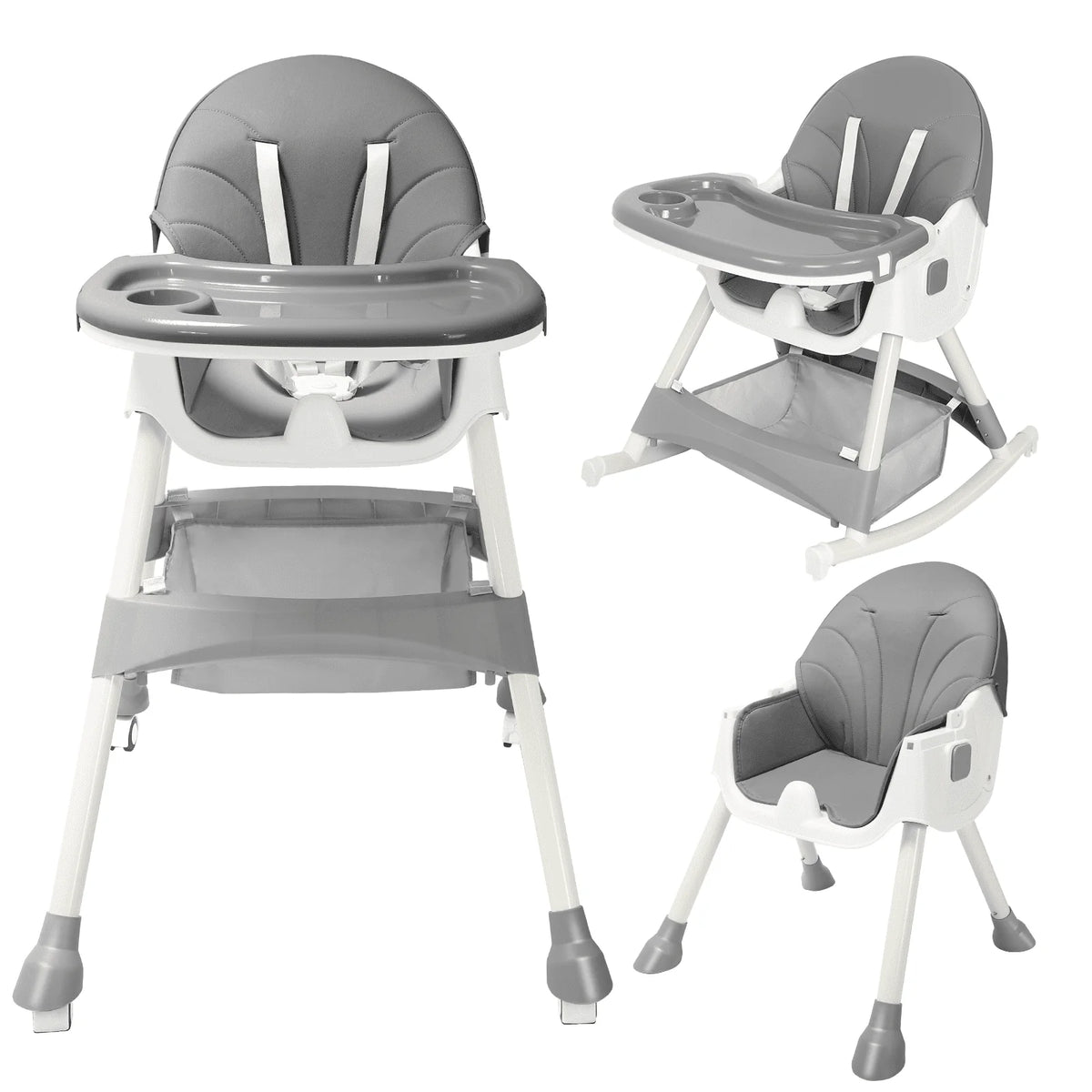 4-in-1 Convertible High Chair F393