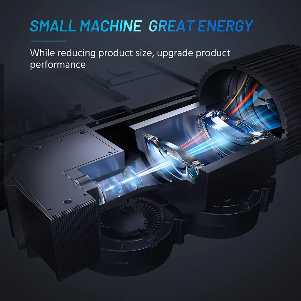 Mini Projector 1080P HD LED 200" Display Y63606