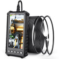 Dual Lens Endoscope Camera 1080P 5.18 IPS Screen 5mm IP67 Waterproof with 7 LED Lights 32GB Card 16.5FT H3738