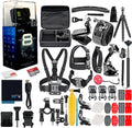 Waterproof 4K Action Camera with 128GB Card and Accessory Kit M2340