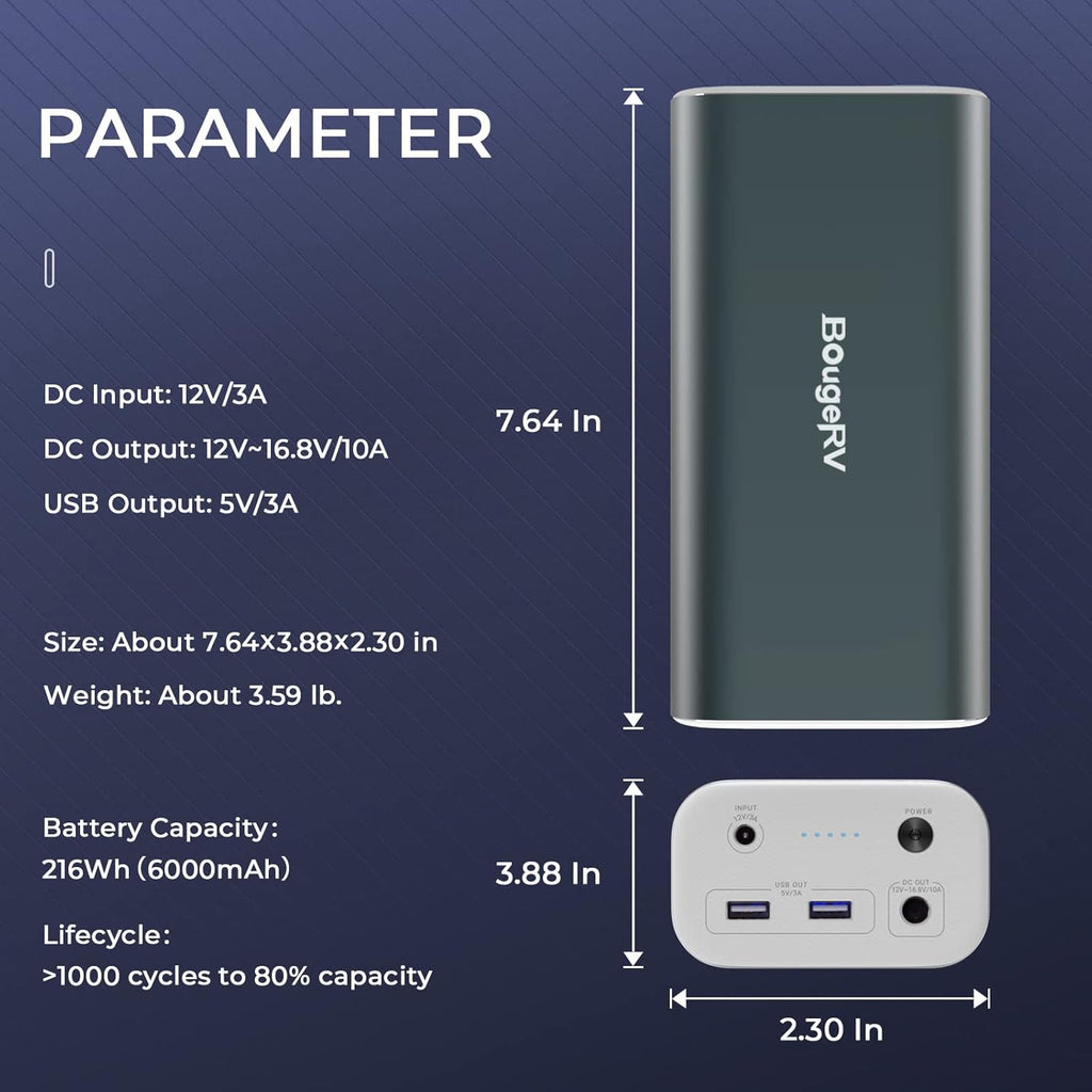 Portable Power Station 216Wh Lithium Battery P70050