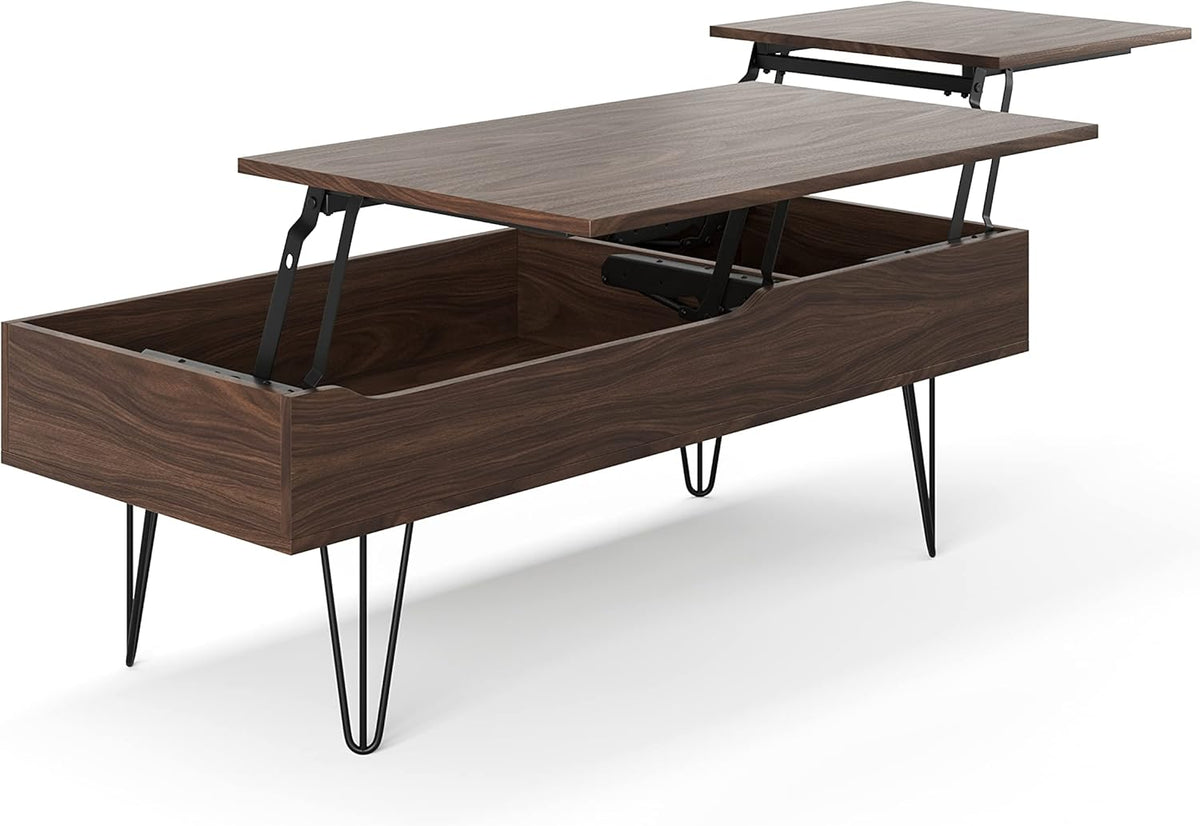 Dark Walnut Lift Top Coffee Table V4917