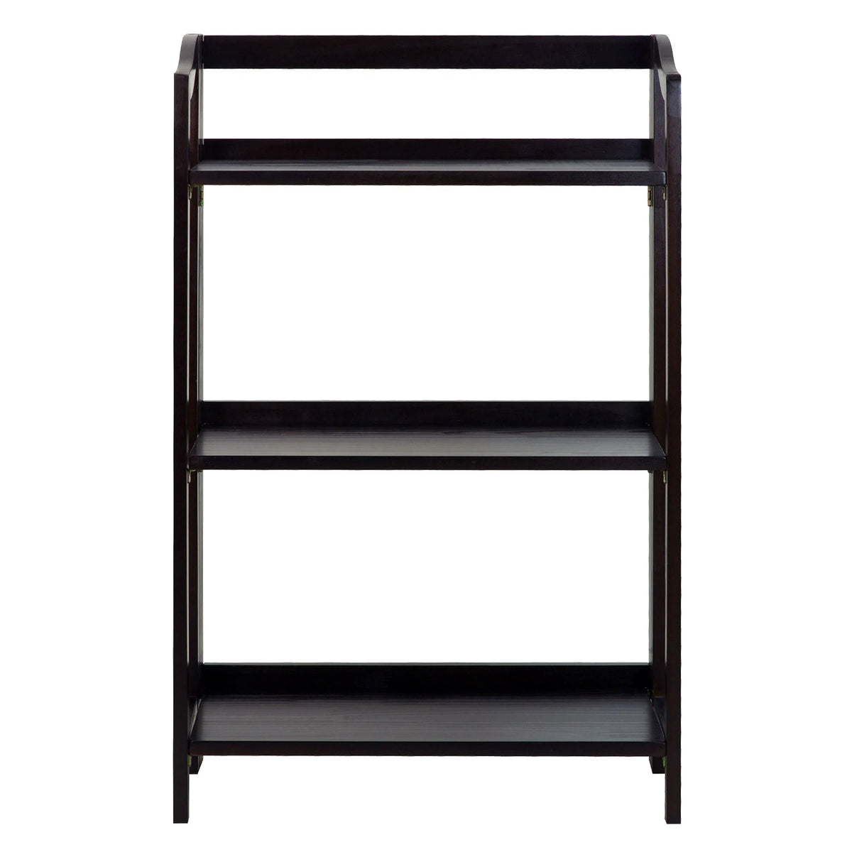 Espresso 3-Shelf Folding Bookcase Z30754