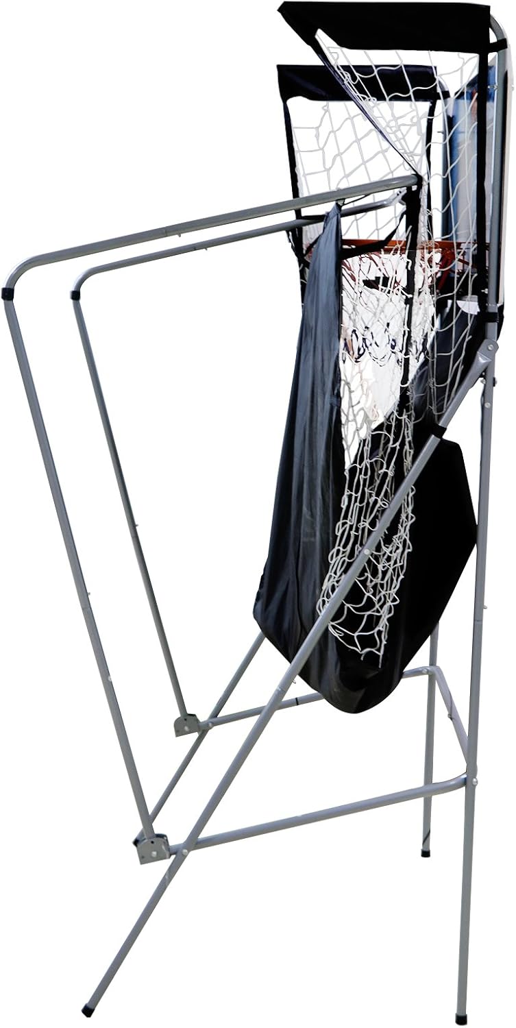 Foldable Indoor Basketball Arcade Game with LED Scoreboard G885082
