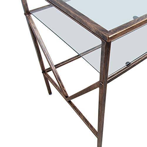 Glass Top Desk Vanity Table L709338