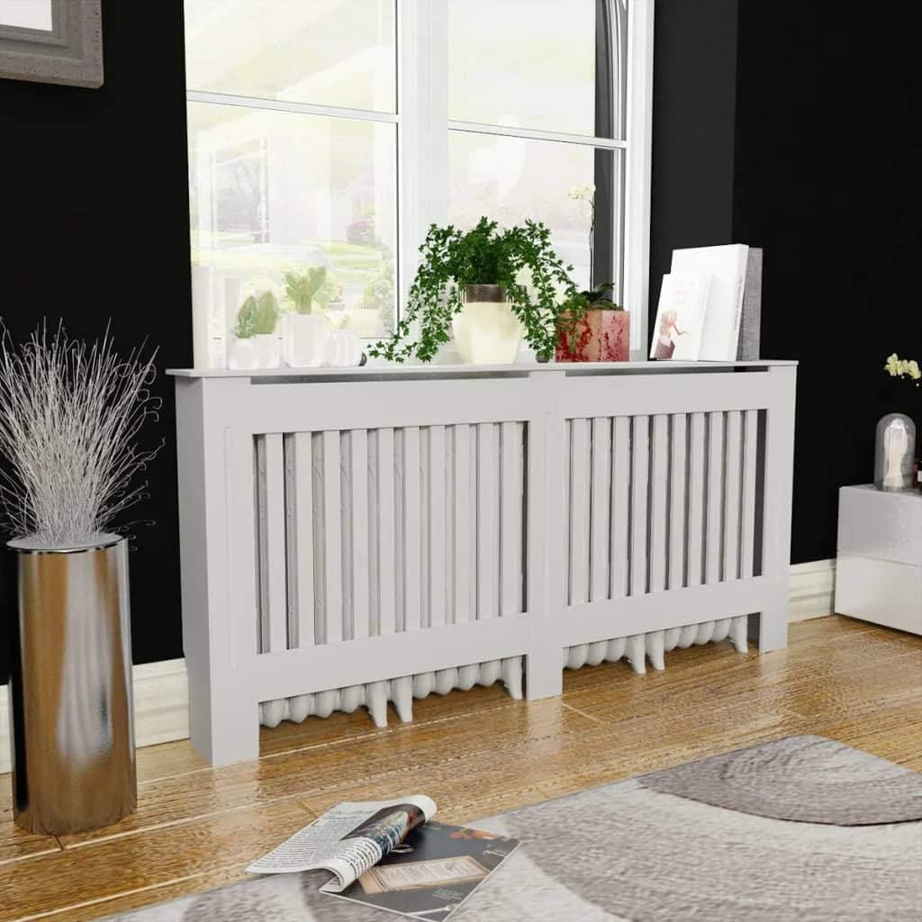 White MDF Radiator Cover C273573