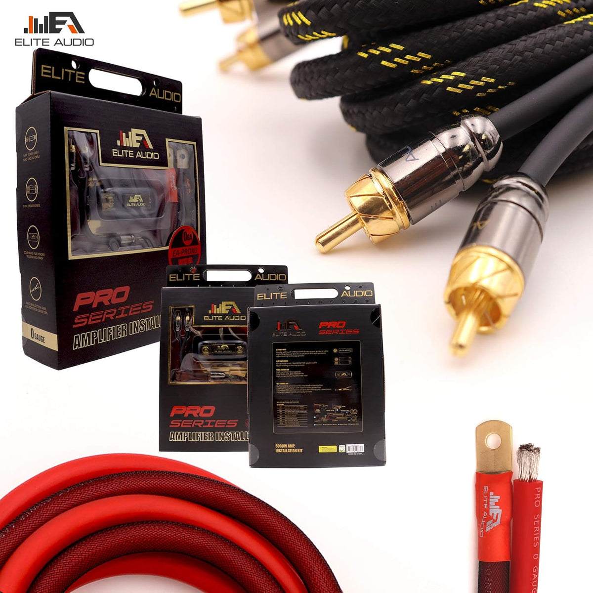 4 Gauge 100% Copper Amplifier Wiring Kit J30843