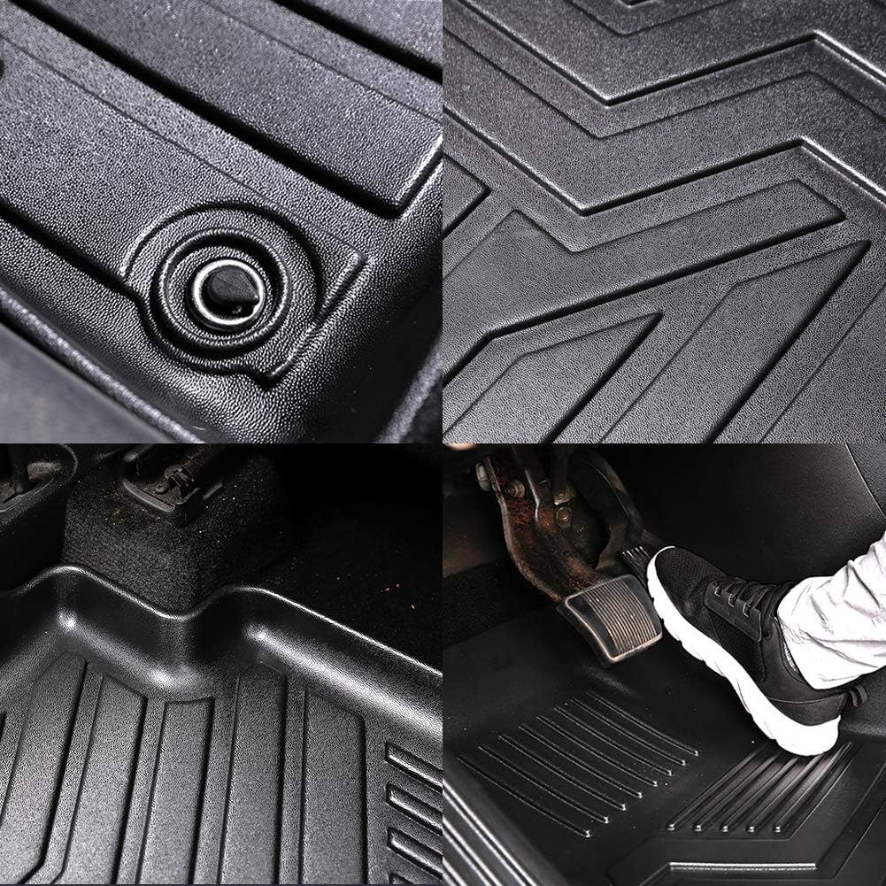 TPV 3D Car Floor Liners 1st & 2nd Row Full Set I9716