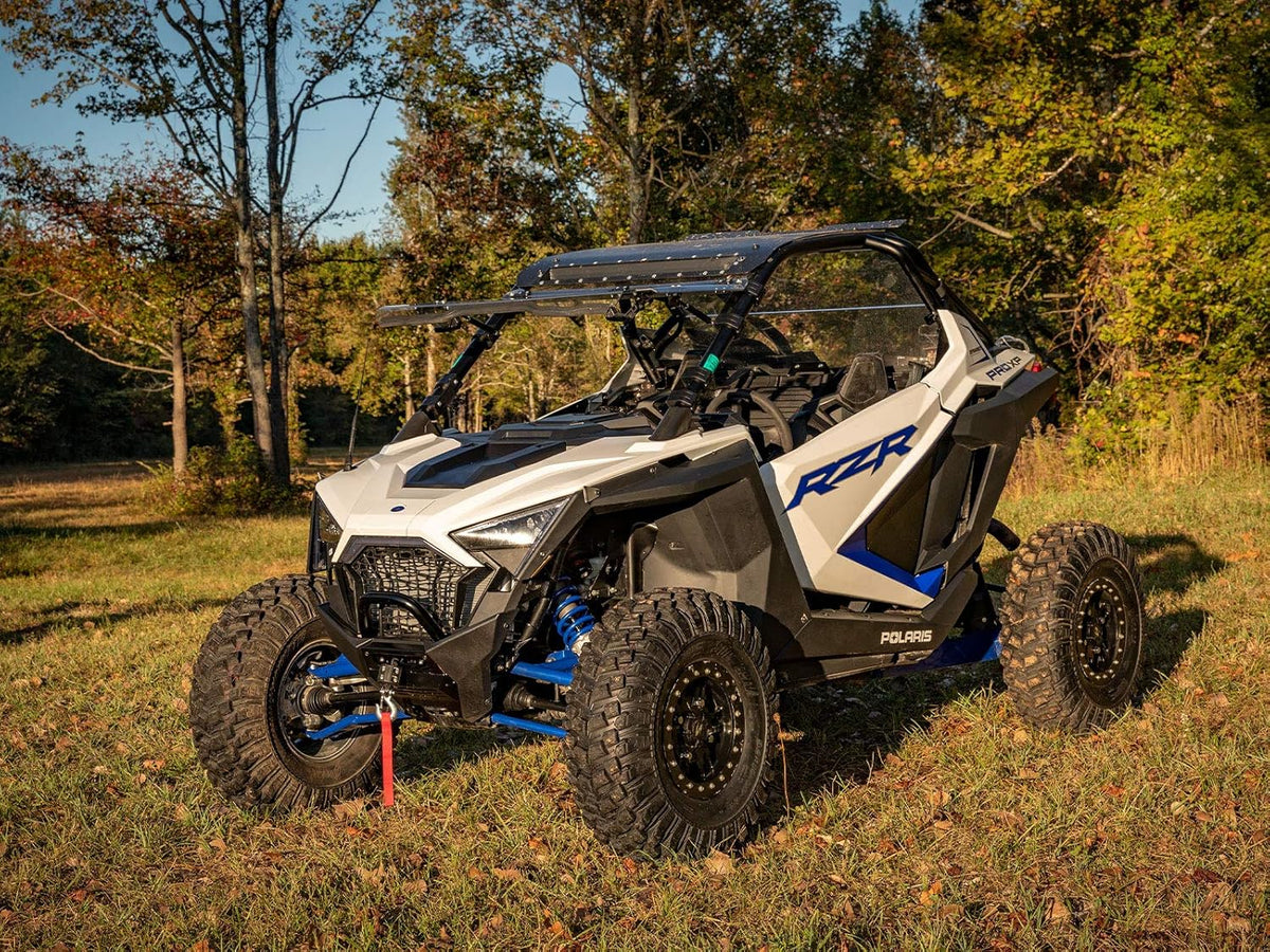 1/4 Polycarbonate Flip UTV Windshield S6898