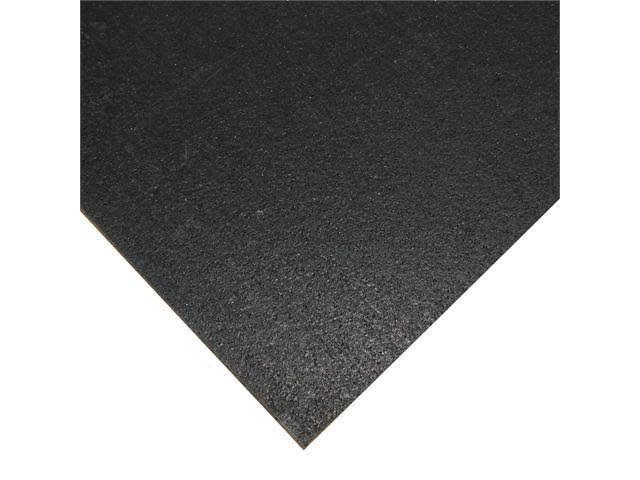 Black 1/4 inch Rubber Flooring U98239