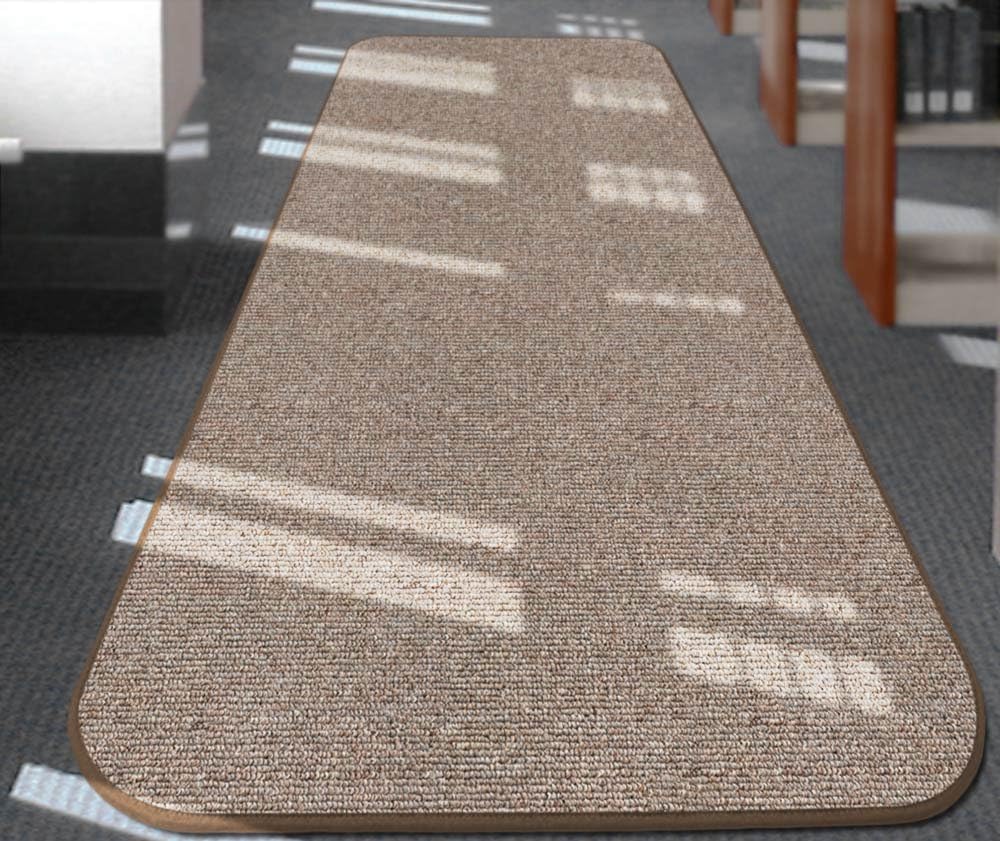 Skid-Resistant Carpet Runner Pebble Beige 12 Feet X 27 Inches J216607
