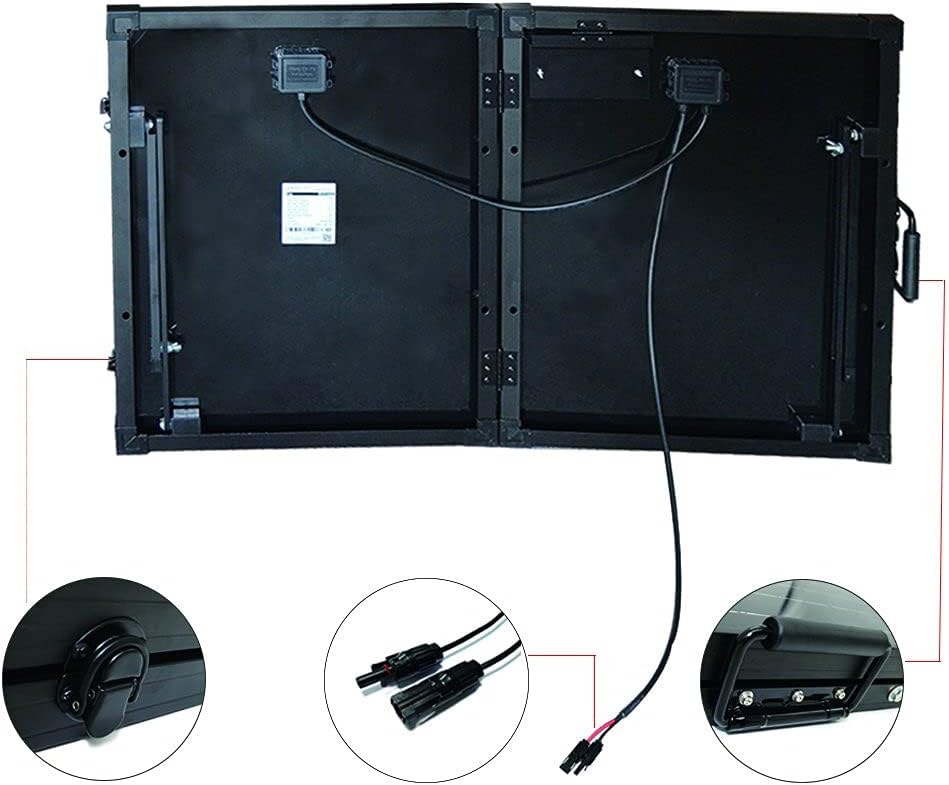 100W Foldable Monocrystalline Solar Panel Suitcase J312816