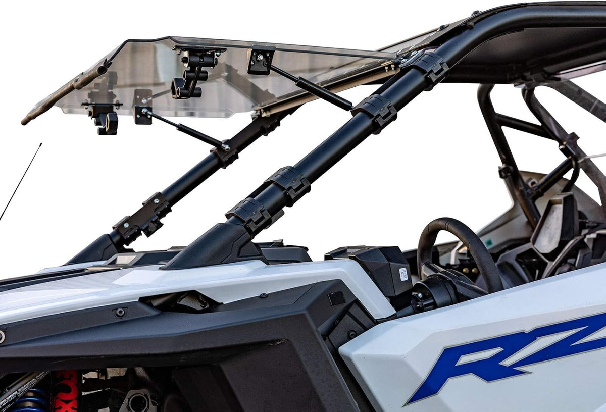 1/4 Polycarbonate Flip UTV Windshield S6898
