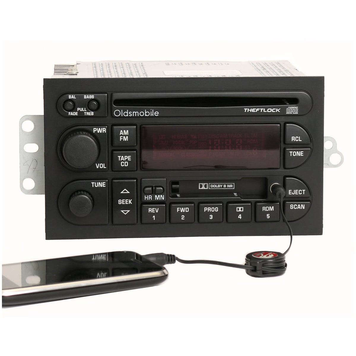 Radio AM FM CD Cassette with AUX Input V50511