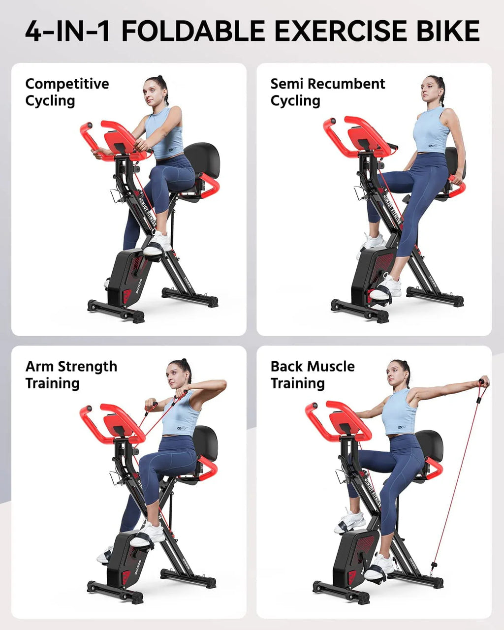 Foldable Magnetic Exercise Bike V579