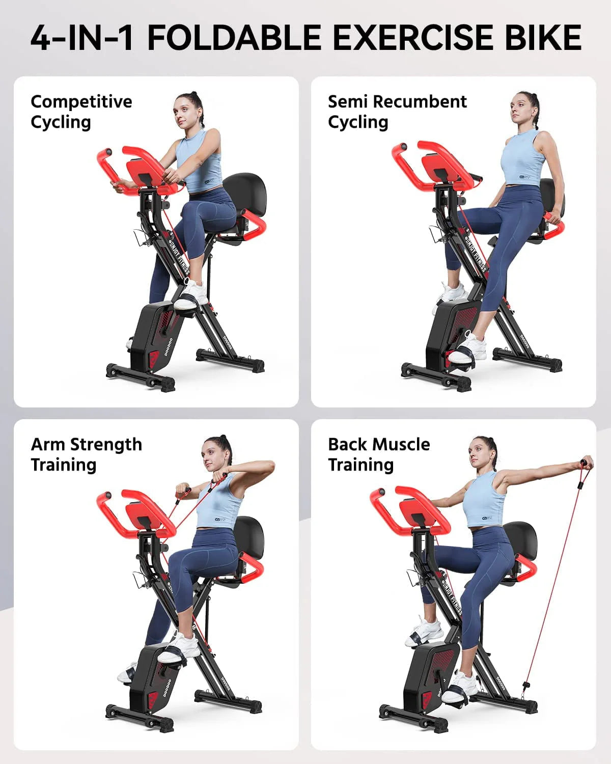 Foldable Magnetic Exercise Bike V579