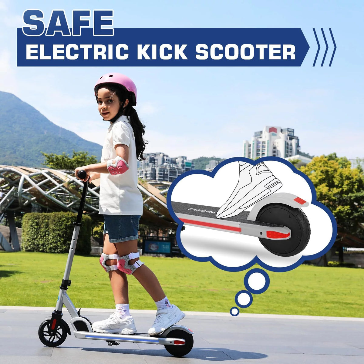 Pink Foldable Electric Scooter J1926