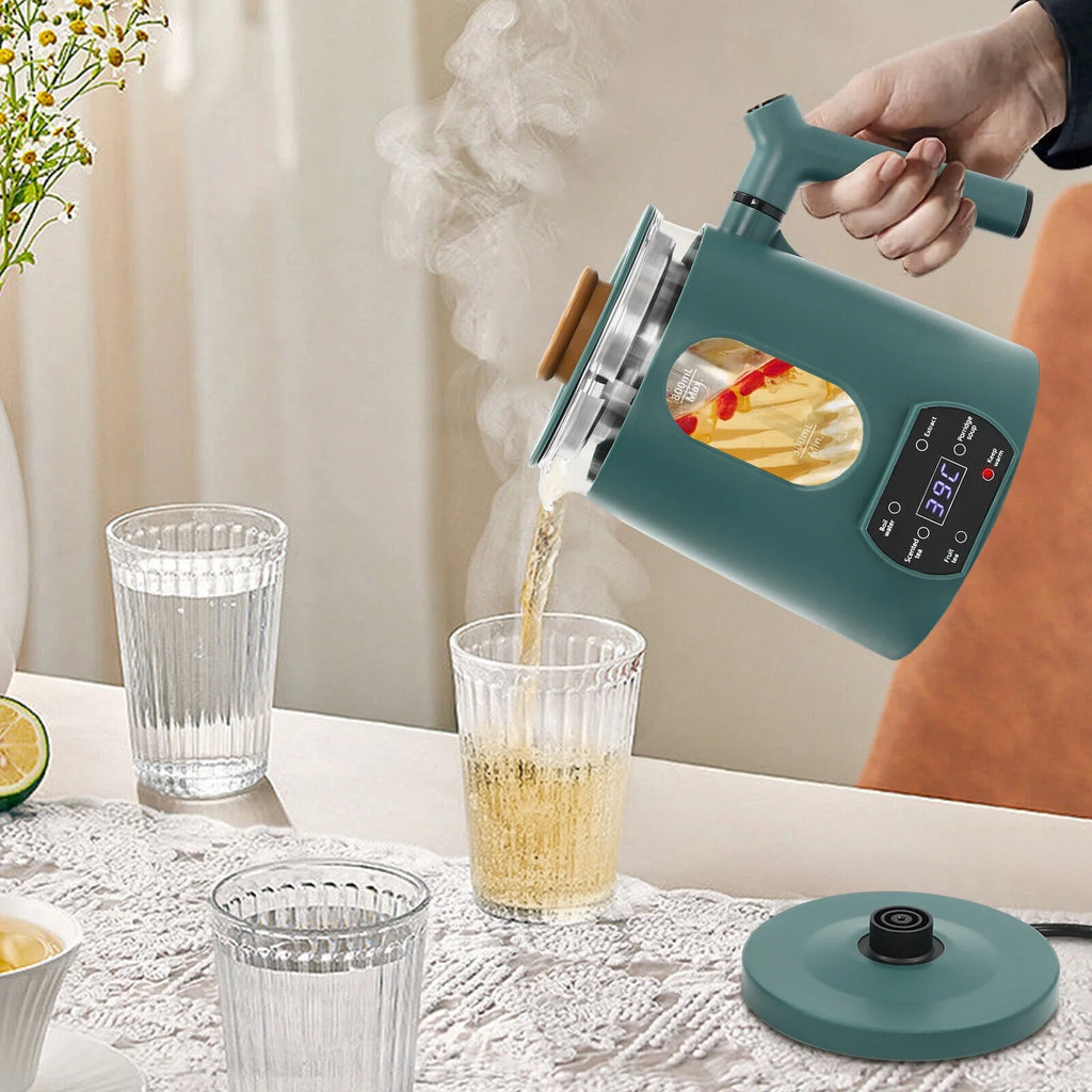 Stainless Steel Electric Water Kettle 600W Green Z9901
