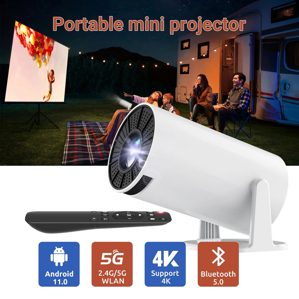 Android 11.0 Mini Portable Projector with WiFi and Bluetooth K51648