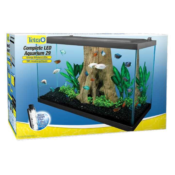 29 Gallon Glass LED Aquarium Kit H122
