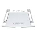 24 in. Laundry Stacking Kit with Shelf in White O7864