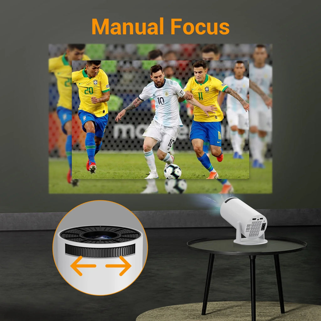 Android 11.0 Mini Portable Projector with WiFi and Bluetooth K51648