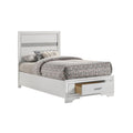Twin Size Panel Bed with 2 Storage Drawers C732572