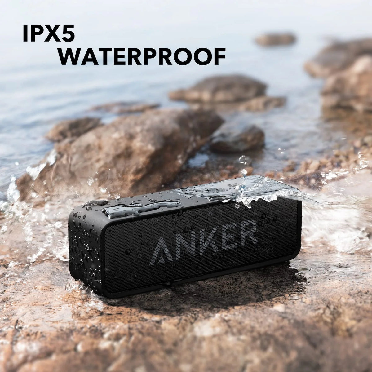 Portable Bluetooth Speaker Waterproof Black X733