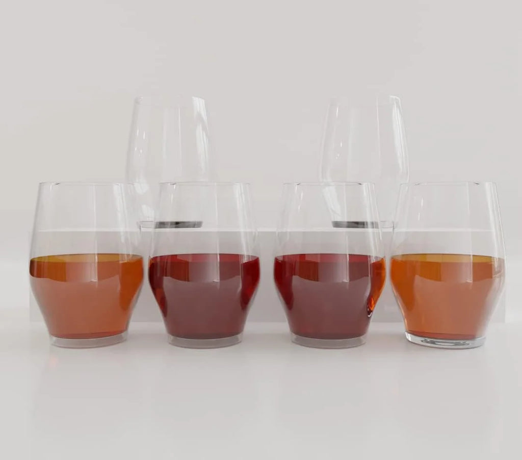 Stemless Crystal Wine Glass Set of 6 R78820