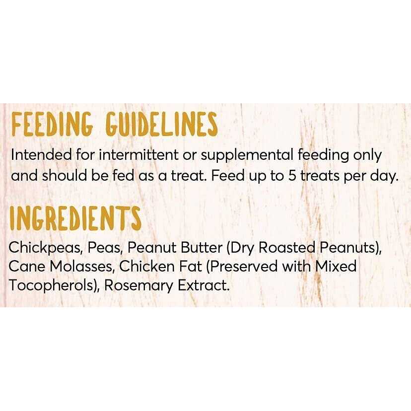 Peanut Butter Grain-Free Oven Baked Crunchy Biscuit Dog Treats L895