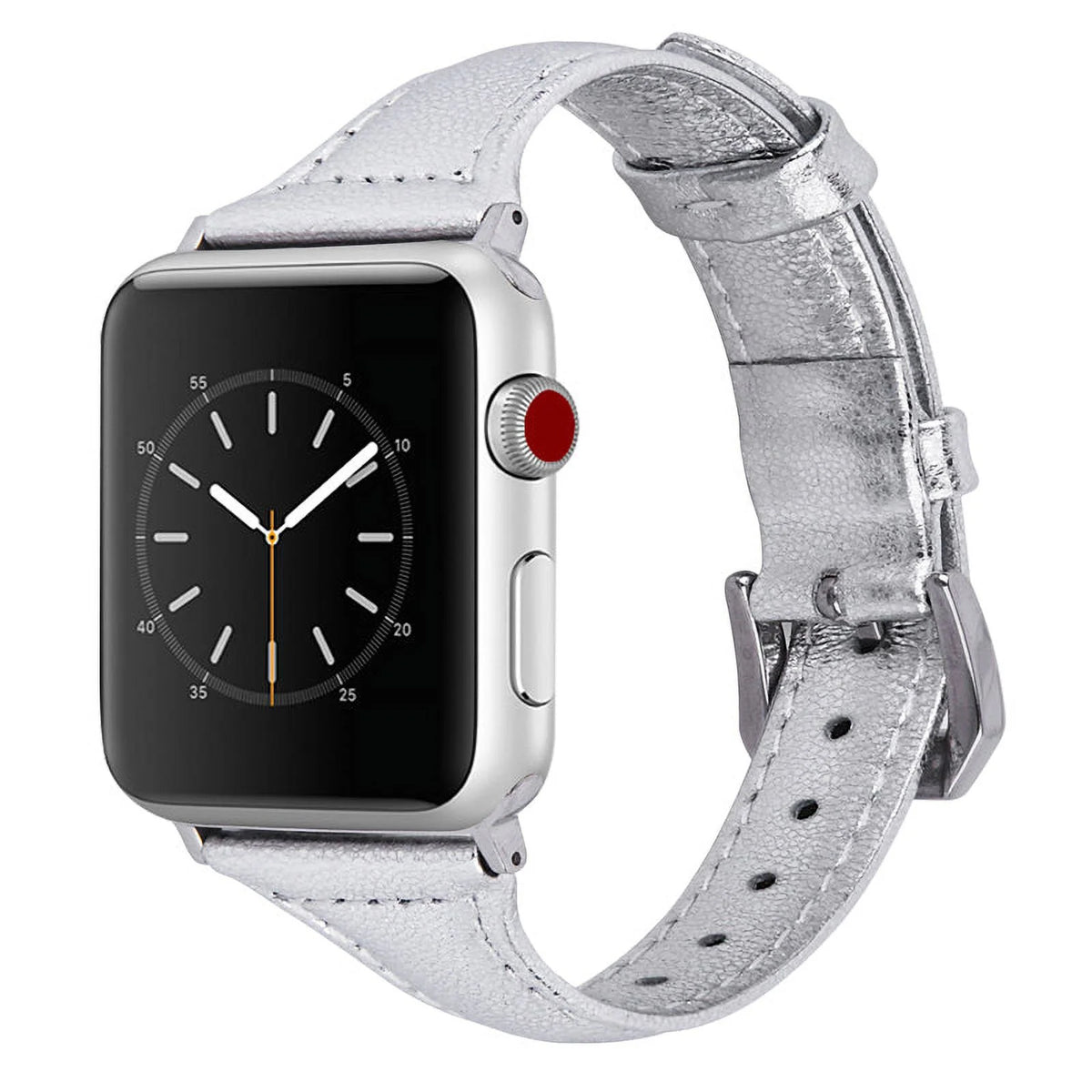 Leather Dress Watch Band 4Pack Assorted Colors S9075