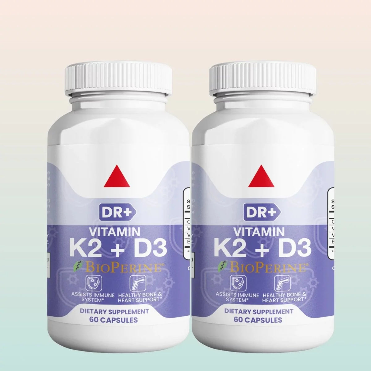 Vitamin K2 MK7 with D3 5000 IU Supplement 2-Pack C579609