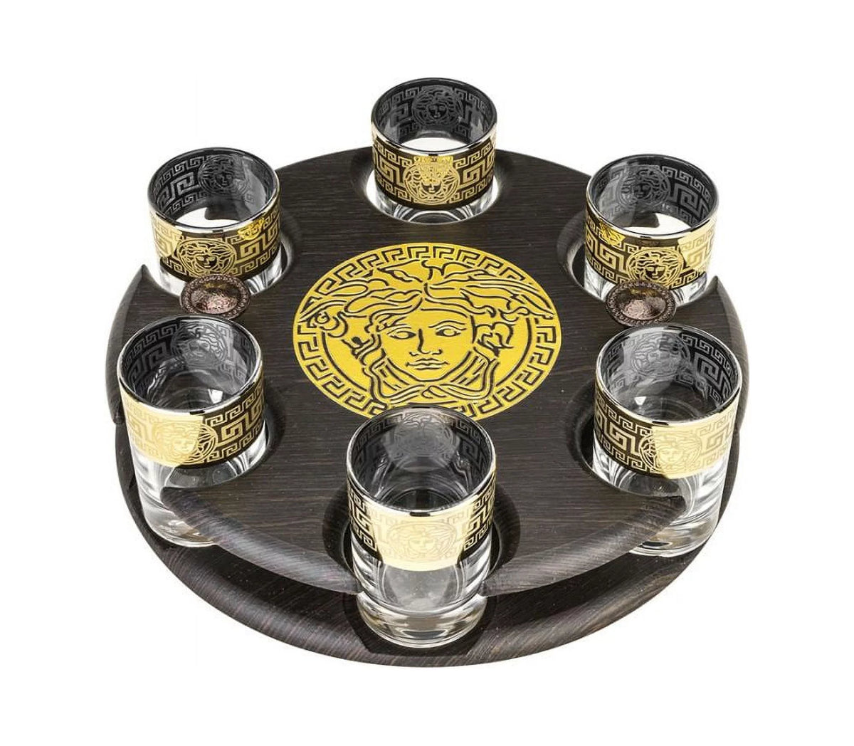 6 Shot Glasses with Stand M48346
