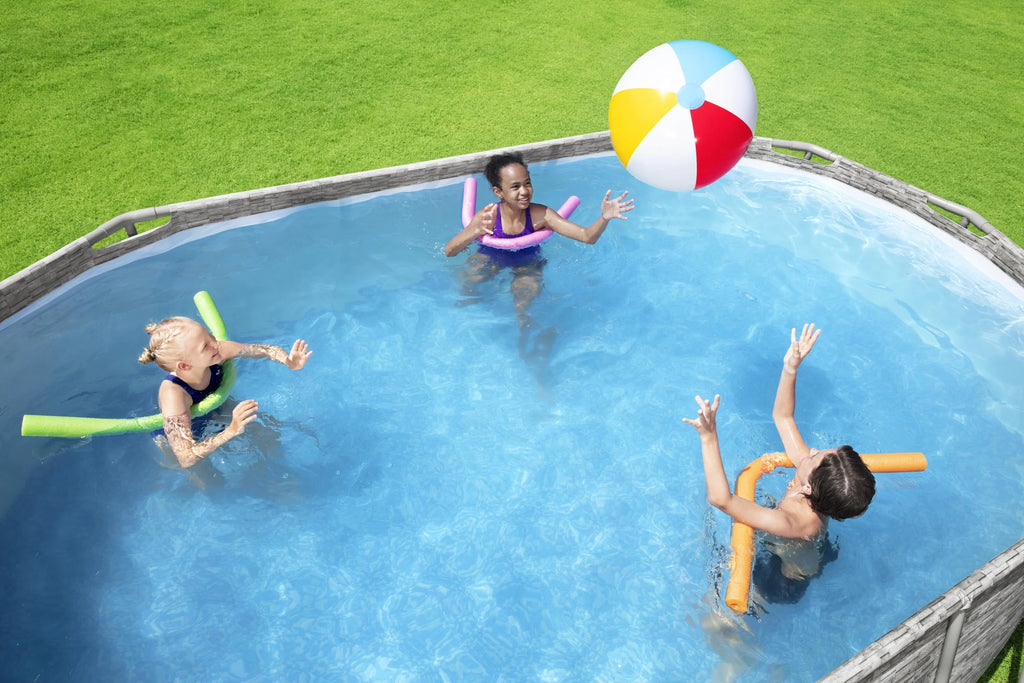 Power Steel Frame Oval Pool Set Z134569