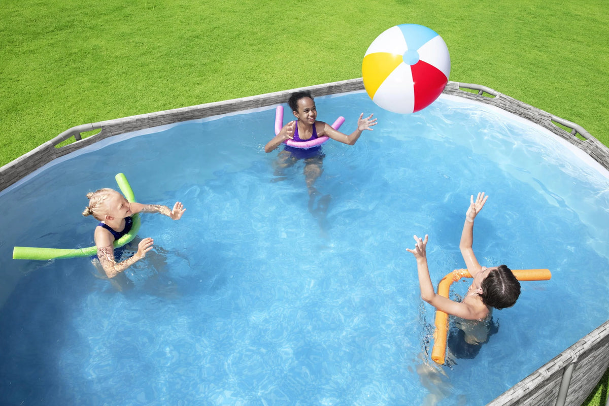 Power Steel Frame Oval Pool Set Z134569