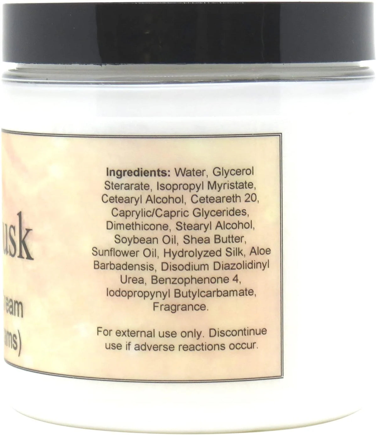 Vanilla Musk Silk Body Cream 8 Oz Shea Butter Aloe R6237