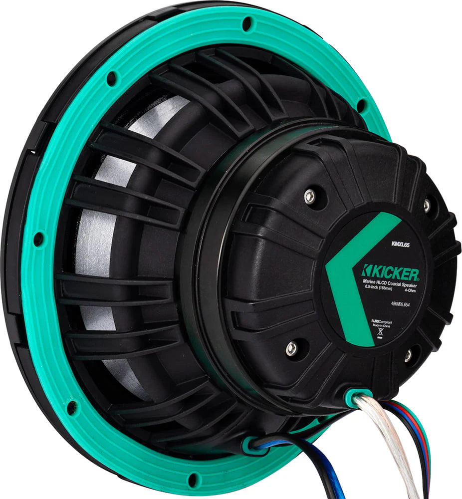 6.5 4-Ohm Marine Coaxial Speakers, Pair I180693