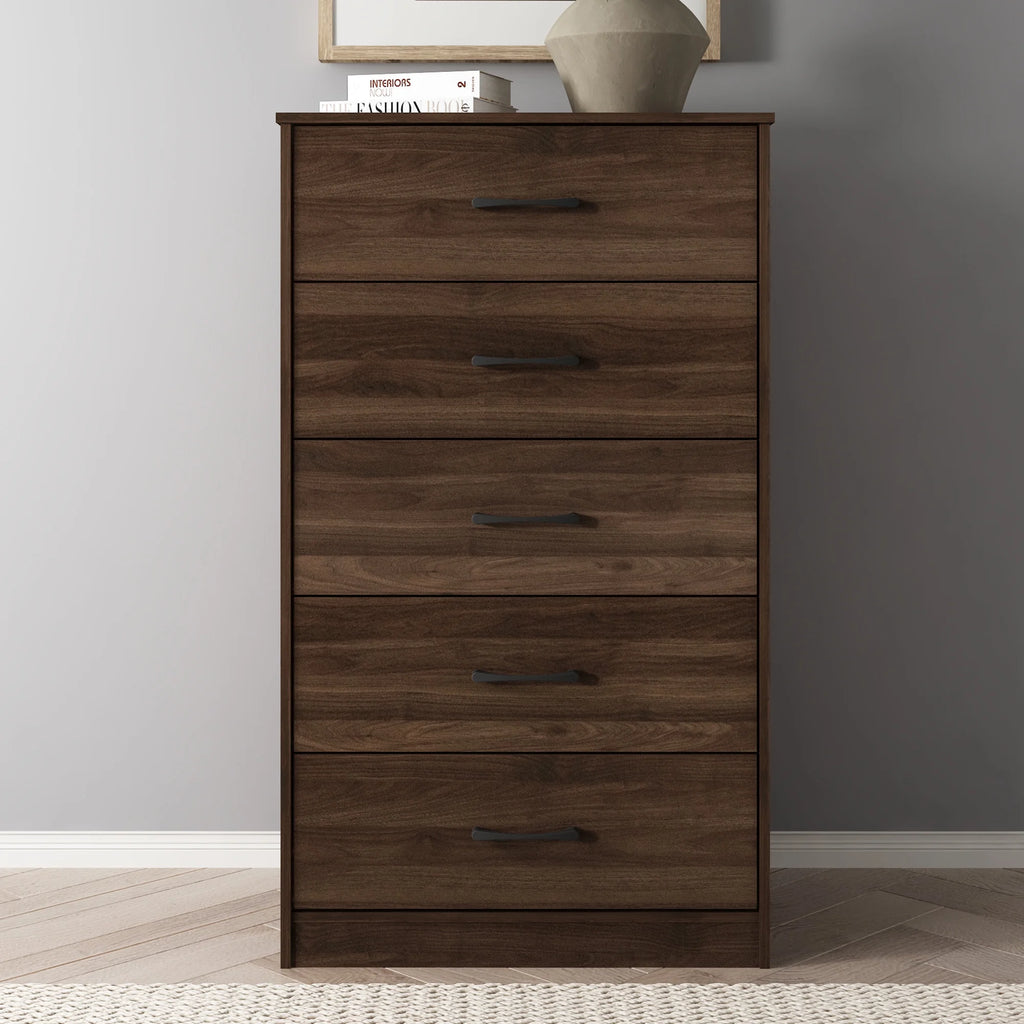 White 5 Drawer Dresser L76193